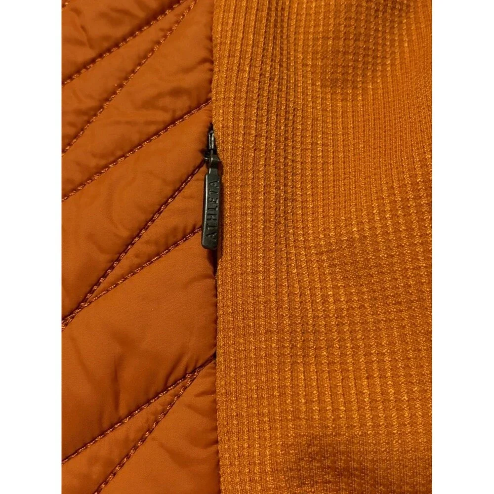 Athleta Flurry Force Insulated Primaloft Jacket 2.0 Large Rust Orange EUC